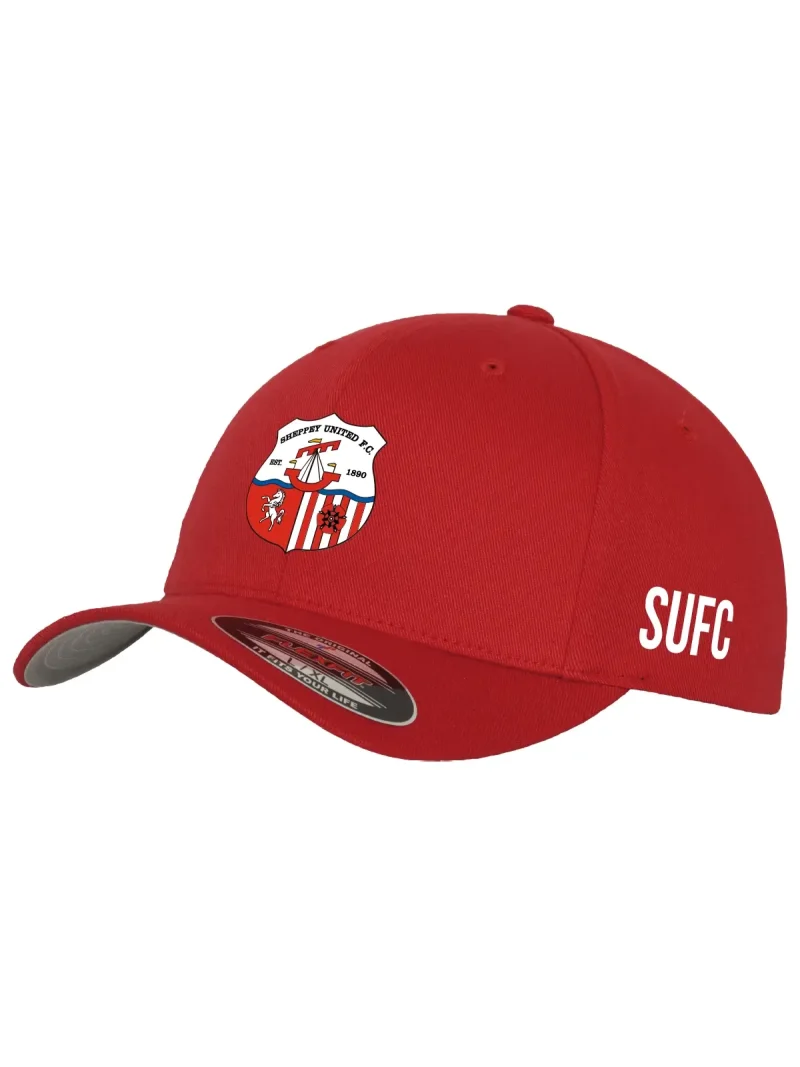 Red Cap with Embroidery