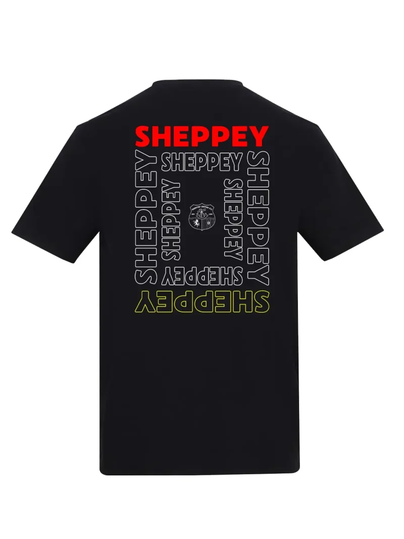 Sheppey Black Square Print T-Shirt
