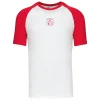 Sheppey United Crest White Red Baseball T-Shirt