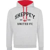 Sheppey United Varsity Print Grey Hoodie