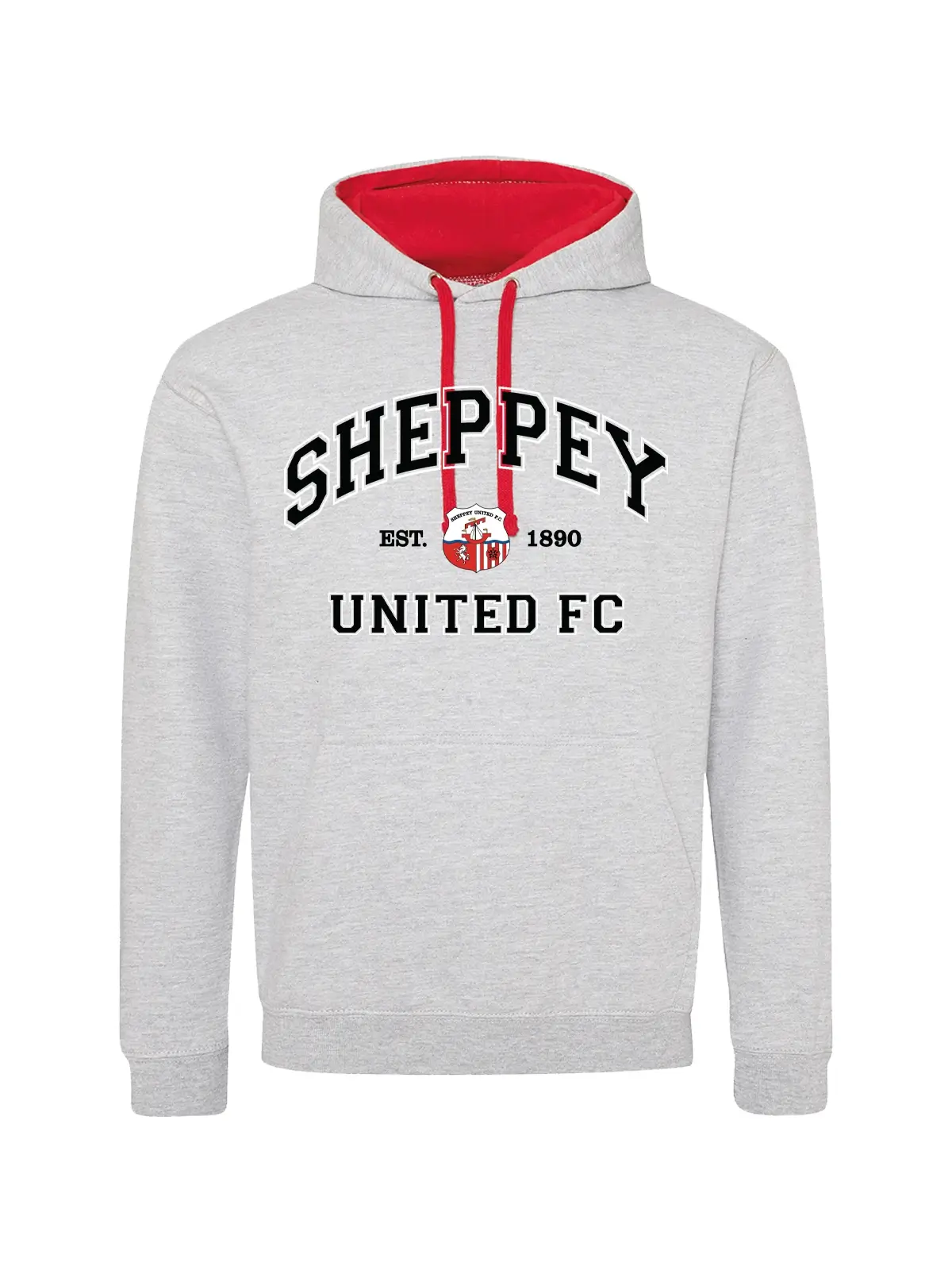 Sheppey United Varsity Print Grey Hoodie