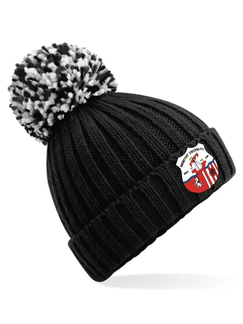 Sheppey United Black Hygge Beanie
