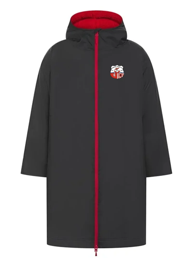 Sheppey United Black Red All Weather Robe